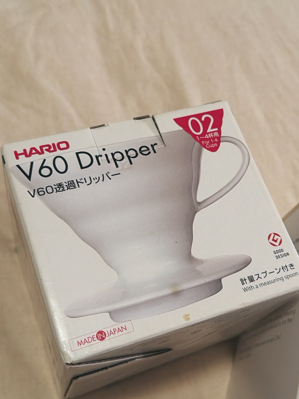 Hario V60 dripper white, new
